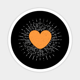 Glowing Heart of Hope Magnet